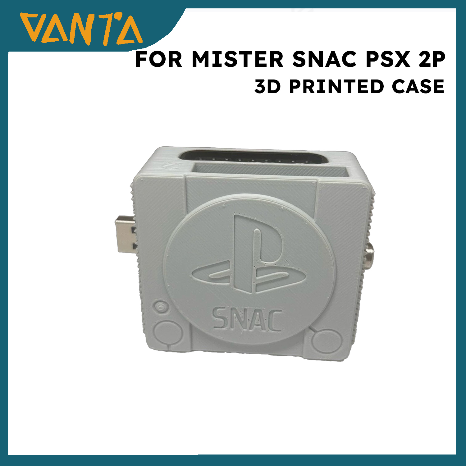 Retro Gaming Gun - Custodia stampata in 3D per console