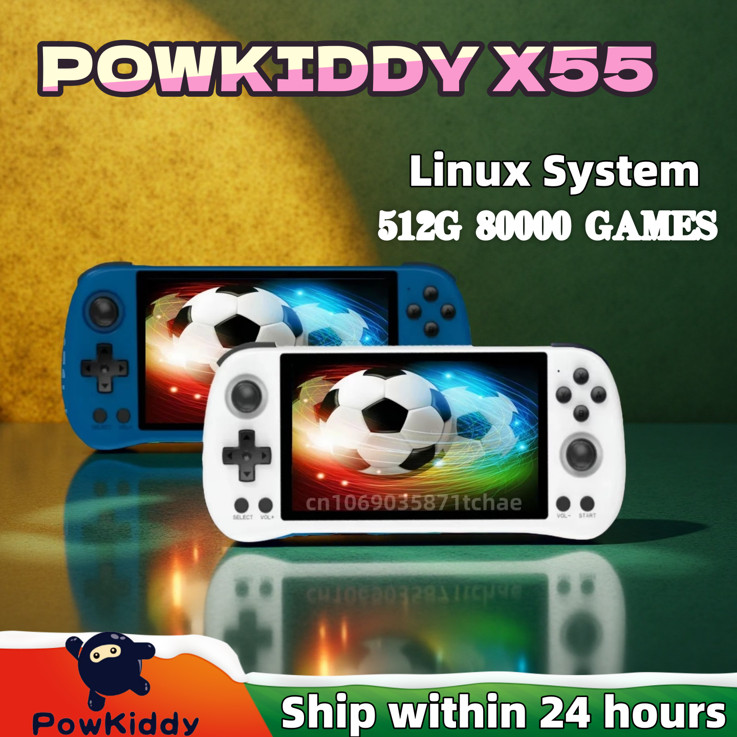 Retro Gaming La - Console di Gioco Portatile POWKIDDY X55,