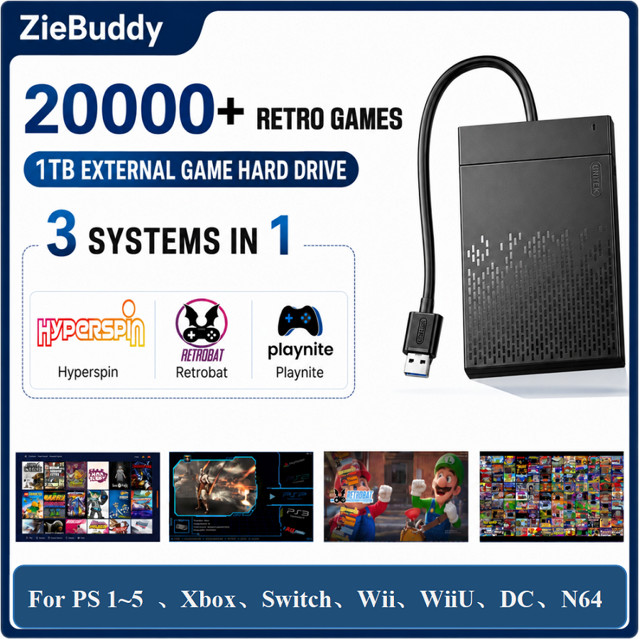 Retro Pc Gaming - HDD da 1TB per Retro Gaming