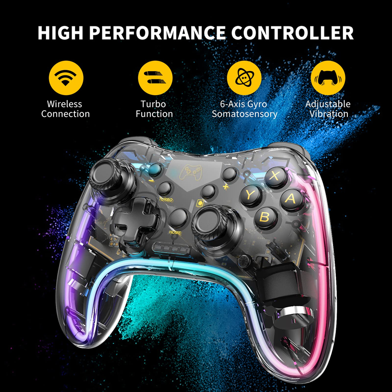 Retro Pc Gaming - Controller di gioco retrò RGB wireless