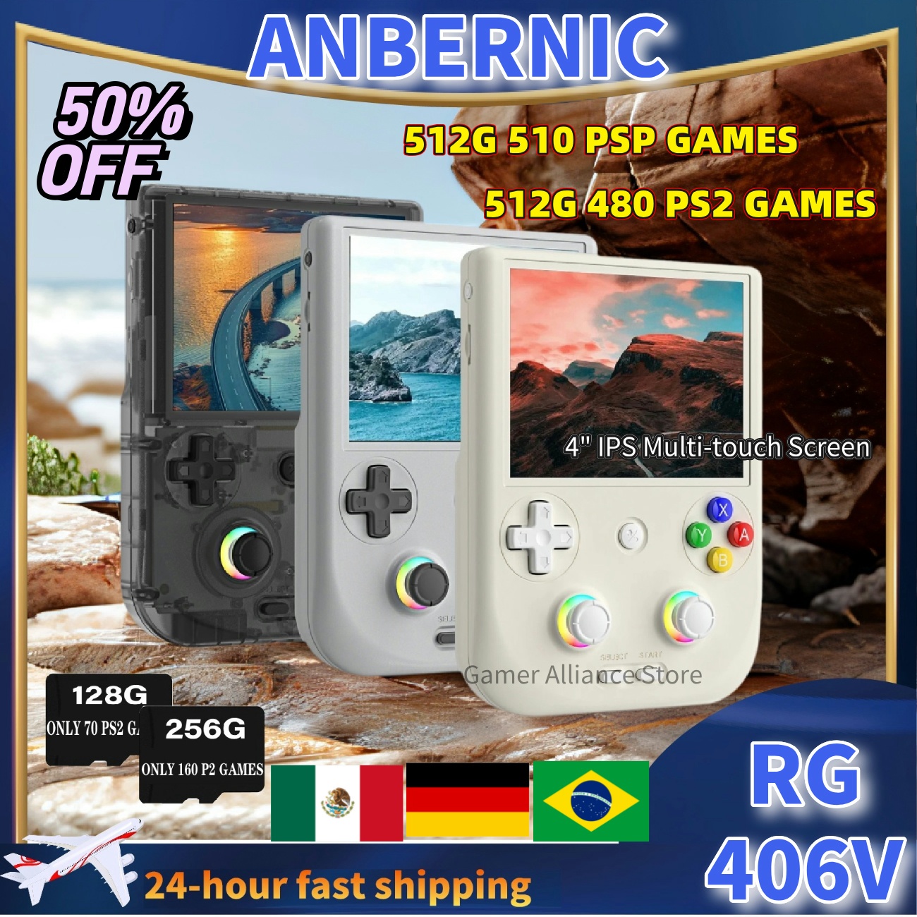 Retro Gaming La - ANBERNIC RG406V RG 406V Console di