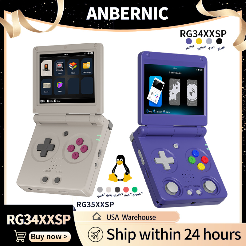 Anbernic RG34XXSP RG35XXSP Con - Retro Gaming La recensione e prezzo