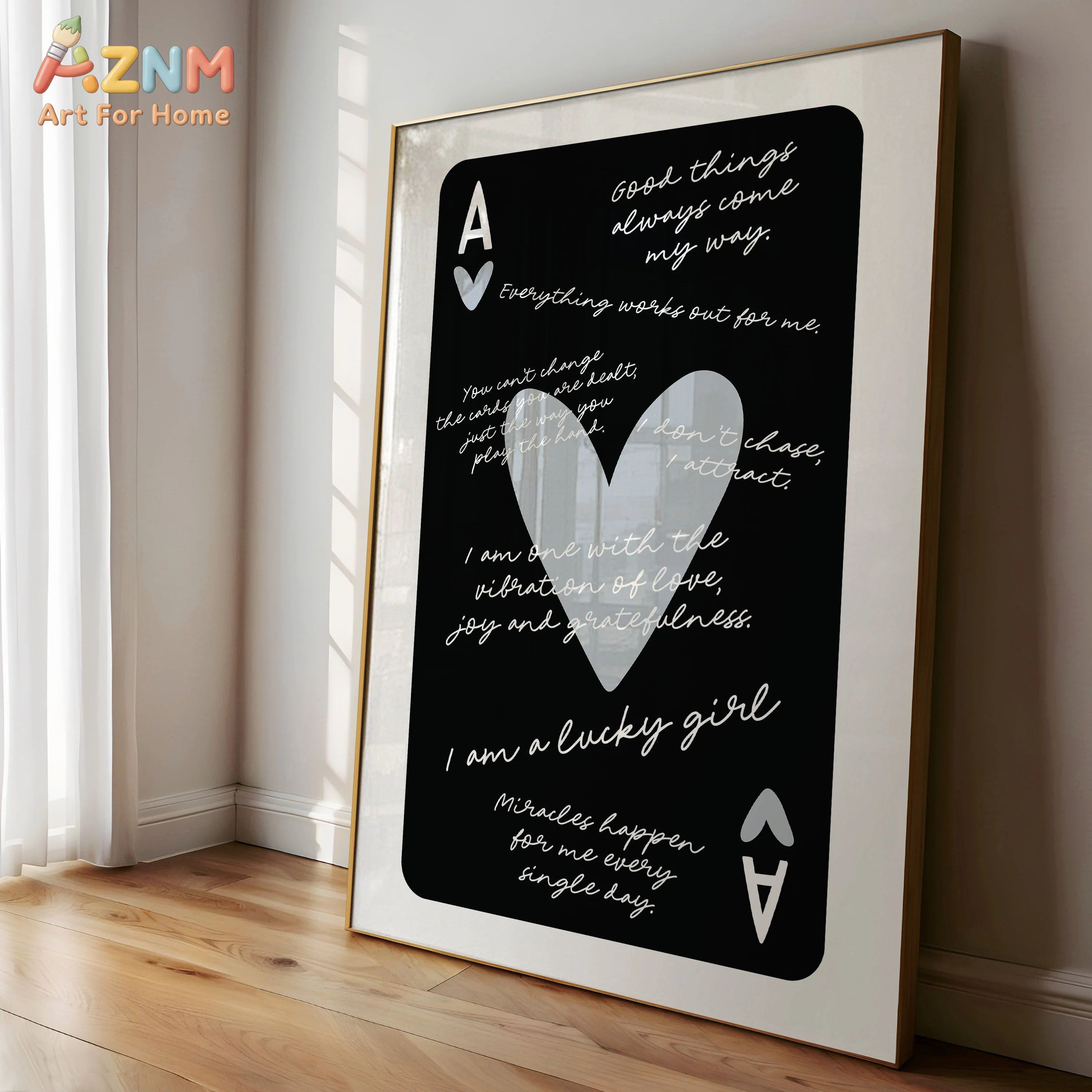 AZNM Ace of Spades Feeling Luc - Retro Poster Gaming recensione e prezzo