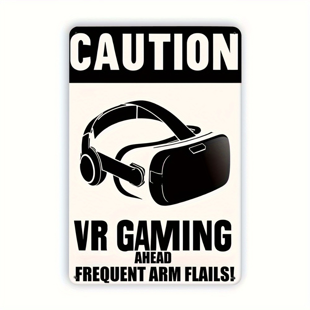 1 Pezzo Targa in Metallo VR Ga - Retro Gaming In Vr recensione e prezzo