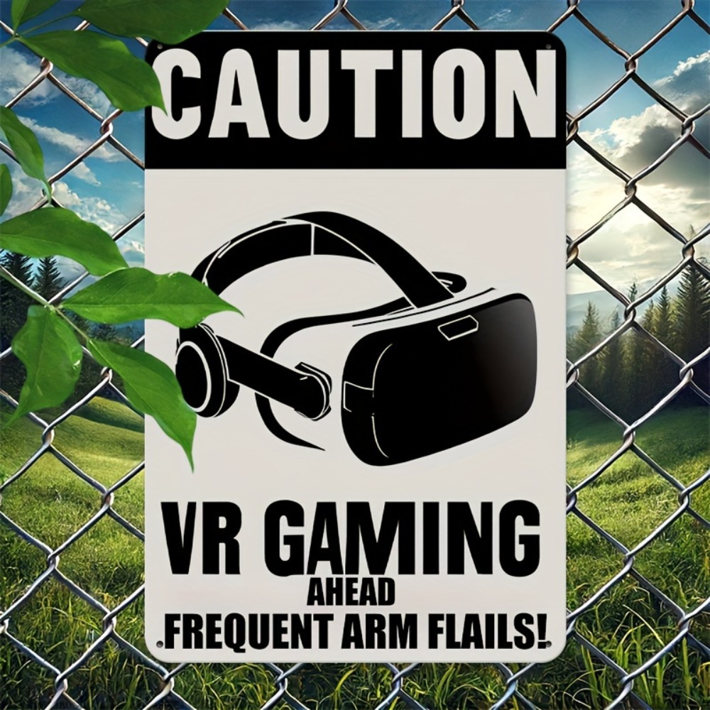 1 Pezzo Targa in Metallo VR Ga - Retro Gaming In Vr recensione e prezzo