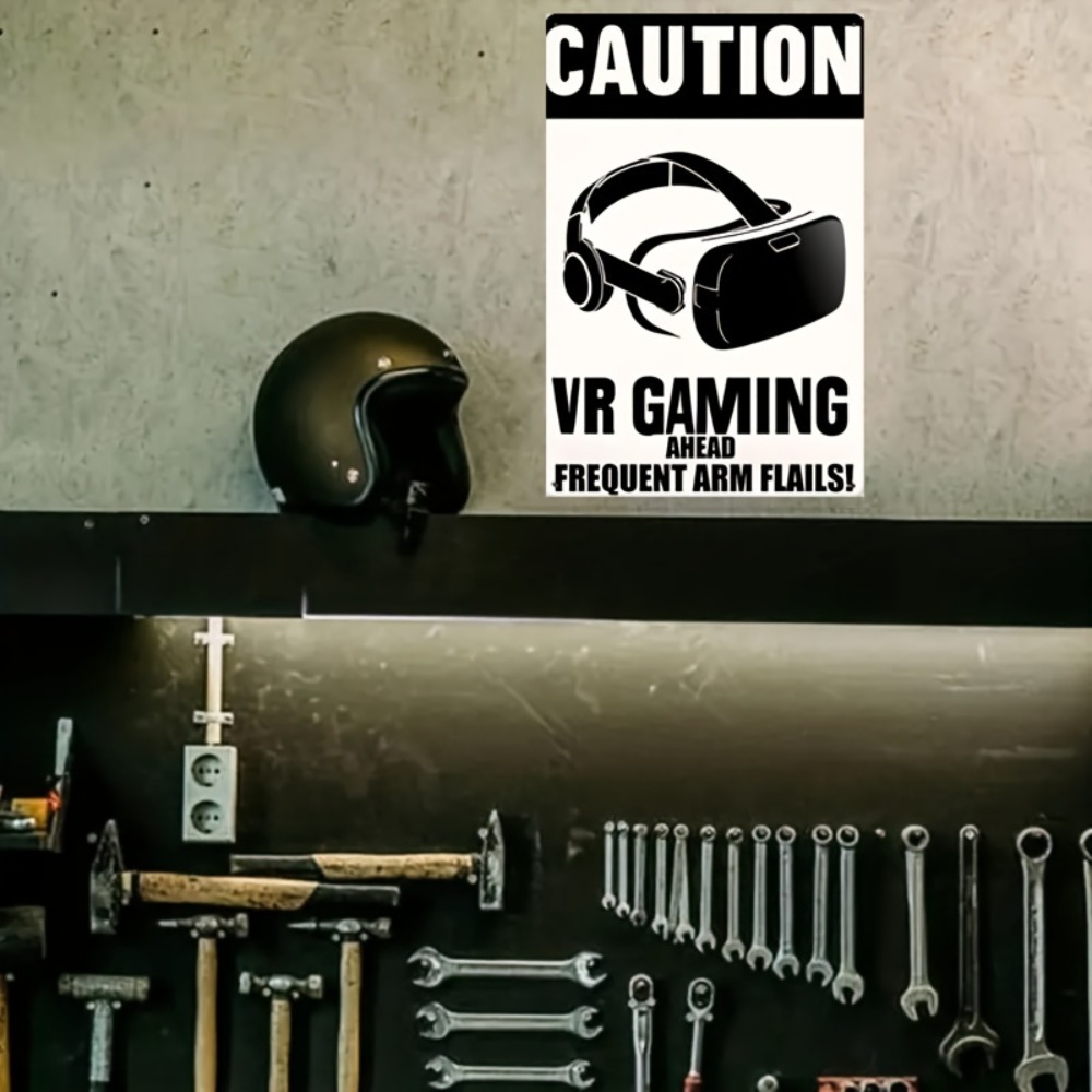 1 Pezzo Targa in Metallo VR Ga - Retro Gaming In Vr recensione e prezzo