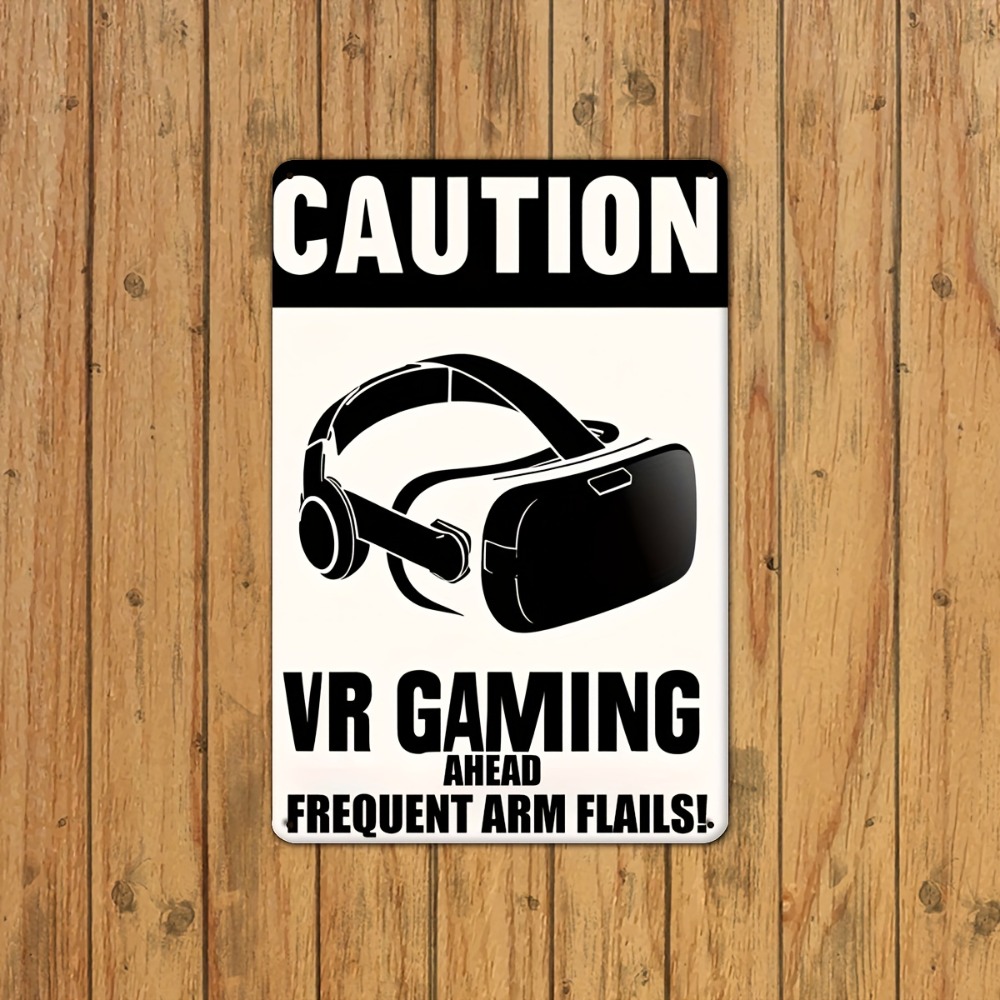 1 Pezzo Targa in Metallo VR Ga - Retro Gaming In Vr recensione e prezzo