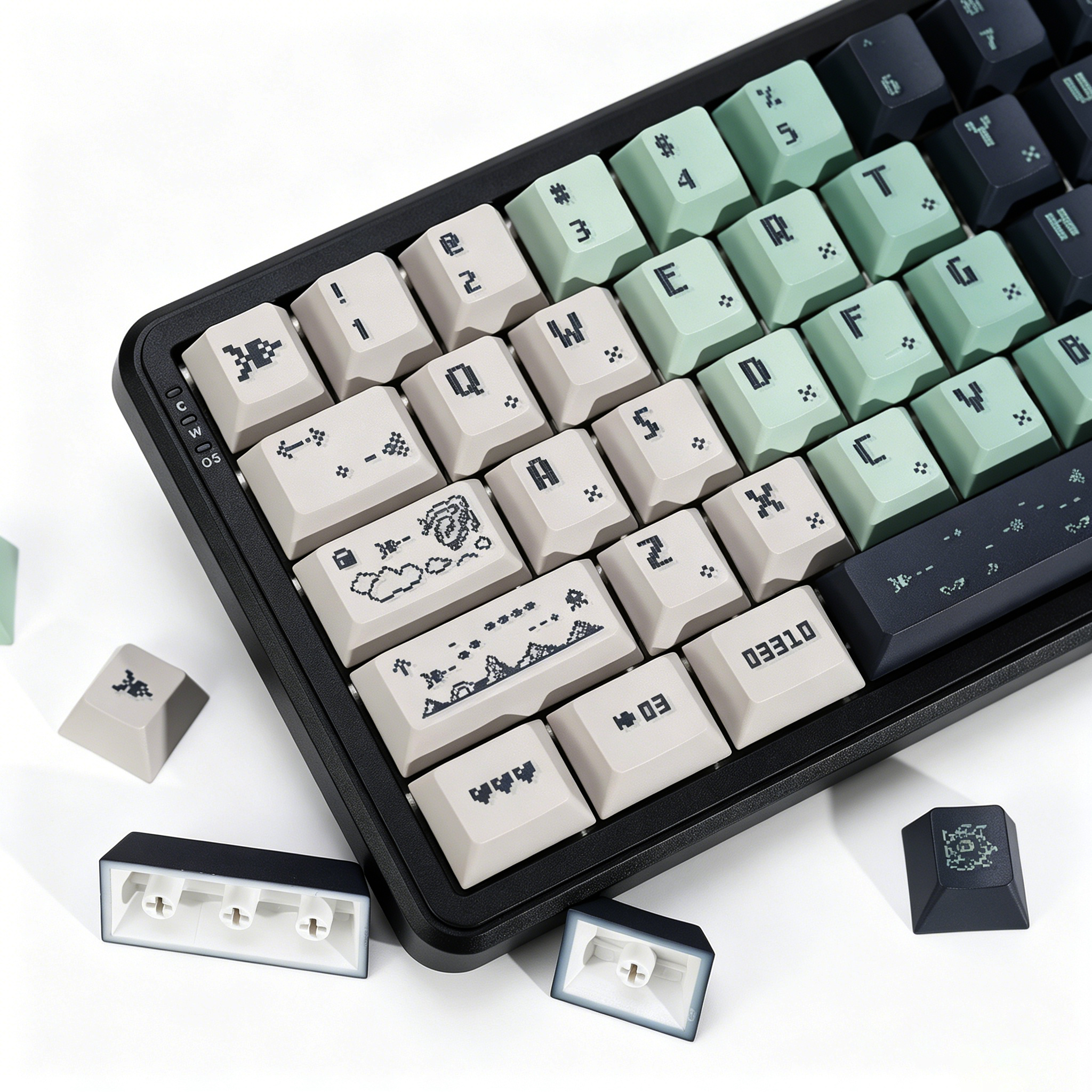 KBDiy Space Impact Keycaps Ret - Retro Gaming Space recensione e prezzo