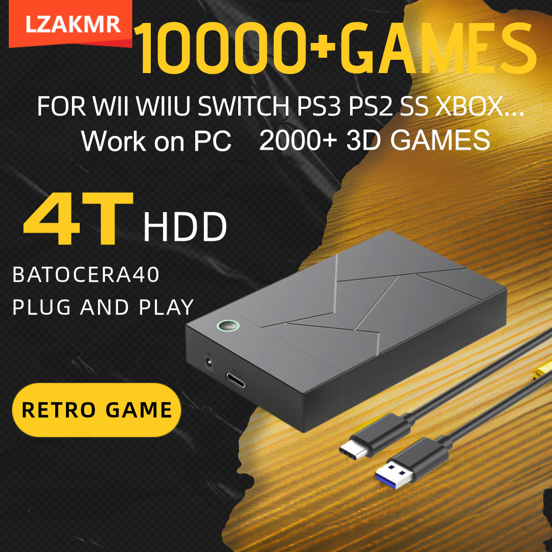 Gioco retrò GameForge 4TB Bato - Retro Gaming Realm recensione e prezzo