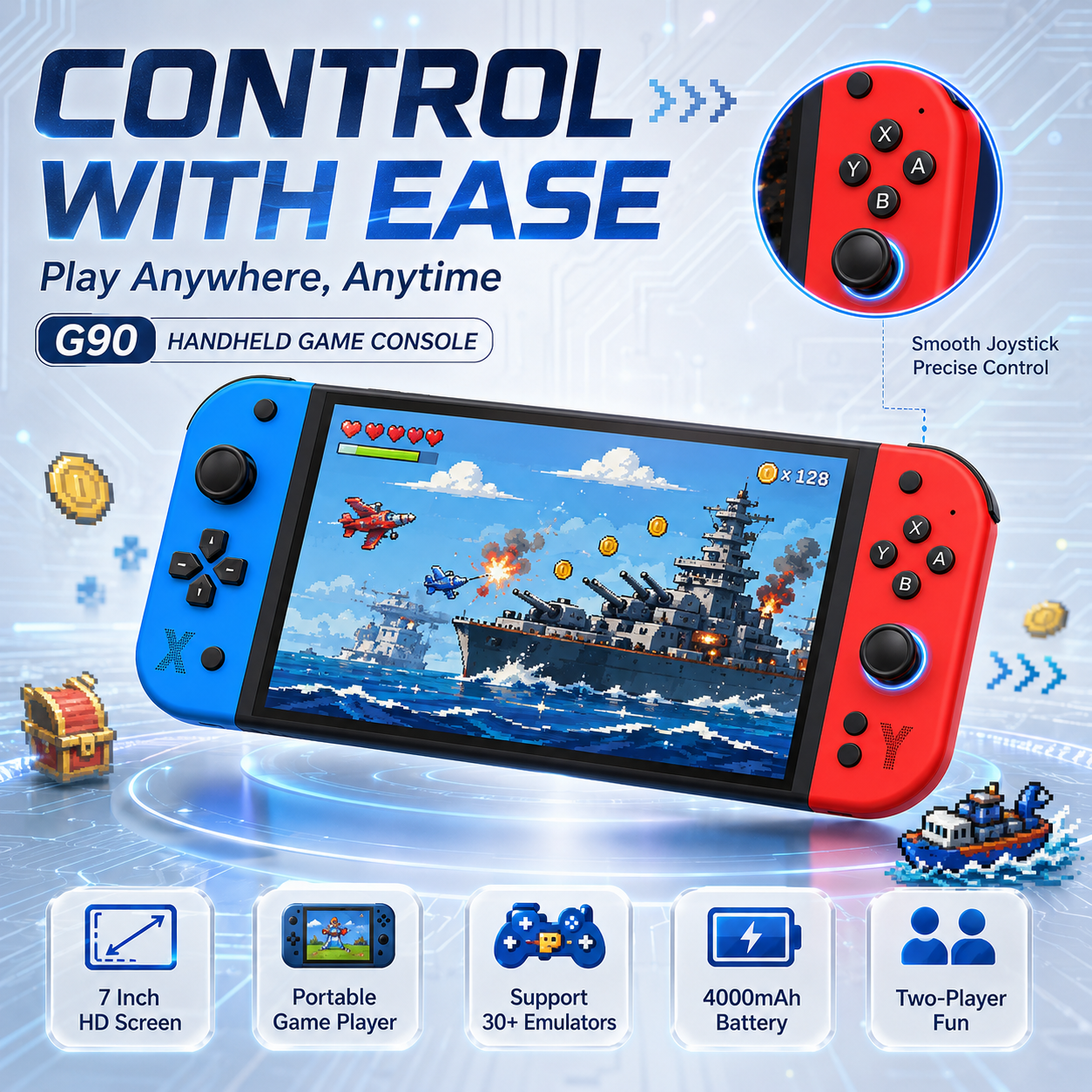 Console di gioco portatile G90 - Retro Gaming For Tv recensione e prezzo