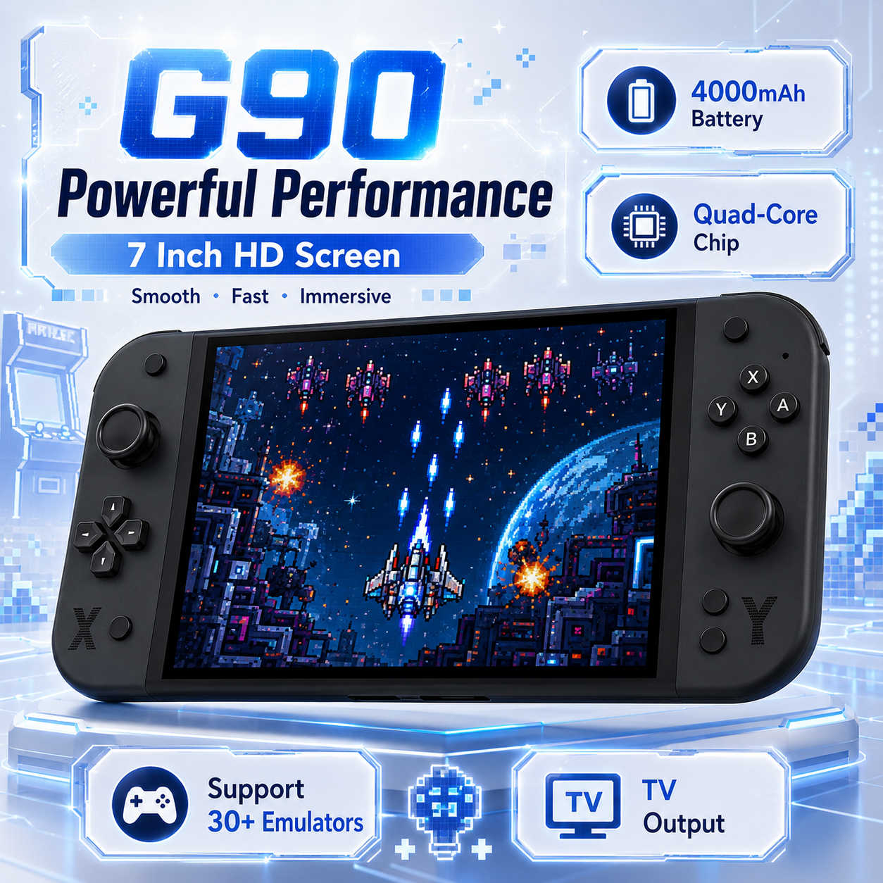 Console di gioco portatile G90 - Retro Gaming For Tv recensione e prezzo