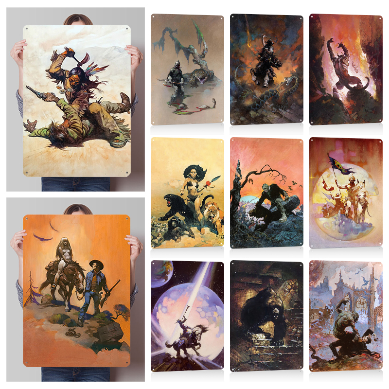 Poster Metallici di Frank Fraz - Retro Poster Gaming recensione e prezzo