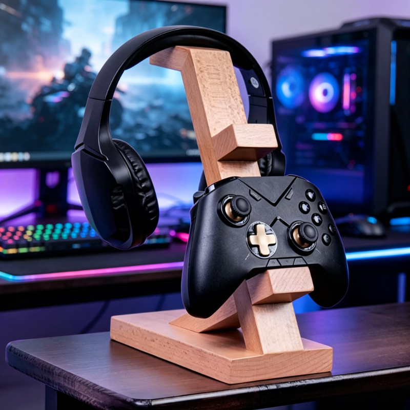 Supporto in Legno per Controll - Retro Gaming Space recensione e prezzo