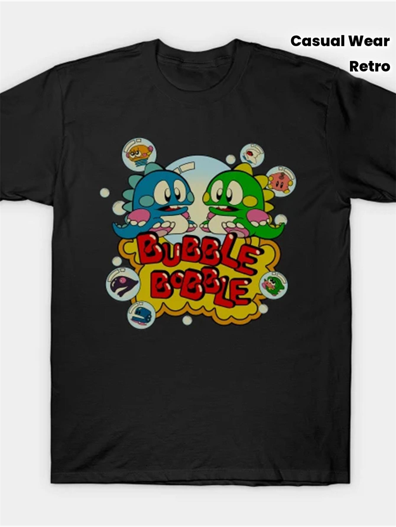 T-shirt da uomo Retro Bubble B - Retro Gaming Aesthetic recensione e prezzo