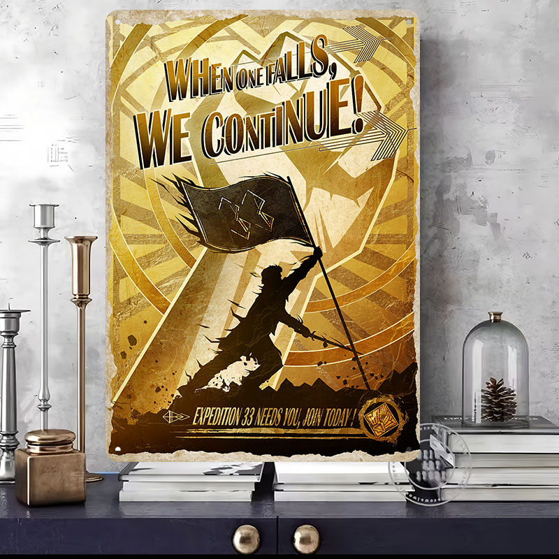Poster in Metallo Expedition 3 - Retro Poster Gaming recensione e prezzo