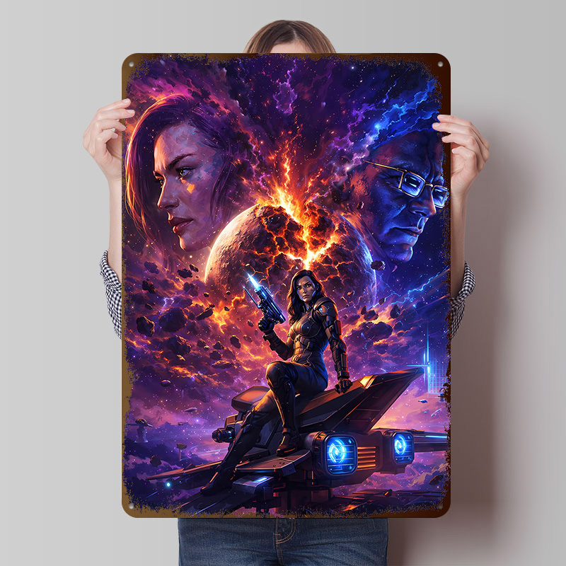 Poster in Latta con Guerriero  - Retro Gaming Space recensione e prezzo