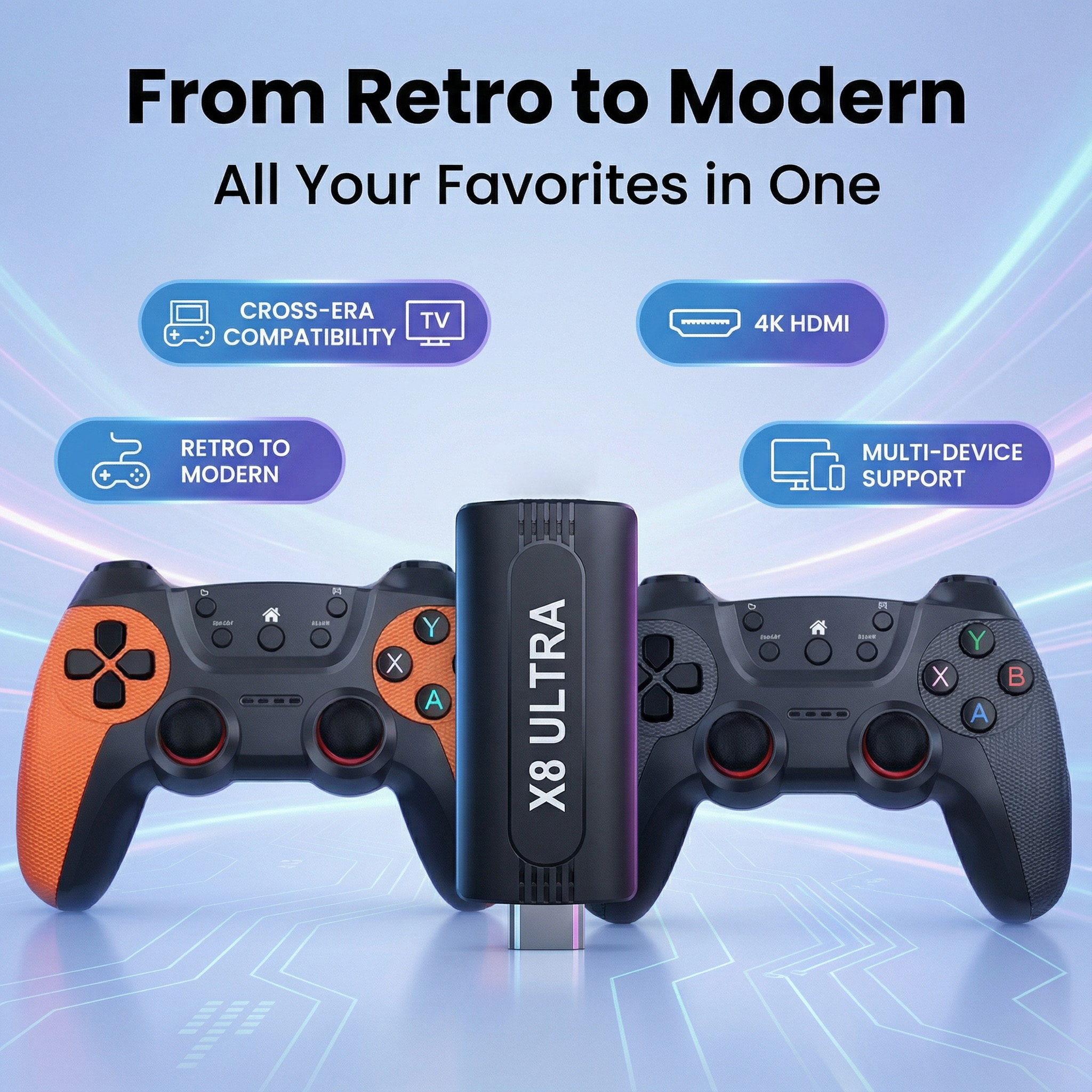 X8 Ultra Wireless Game Stick 1 - Retro Gaming For Tv recensione e prezzo