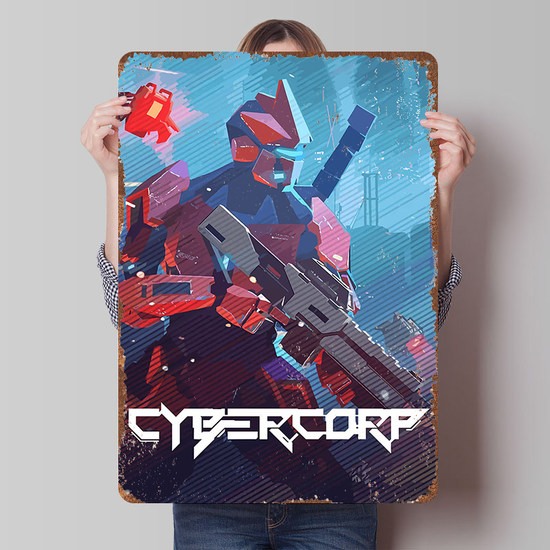 Poster in Metallo Cyberpunk co - Retro Gaming Gun recensione e prezzo