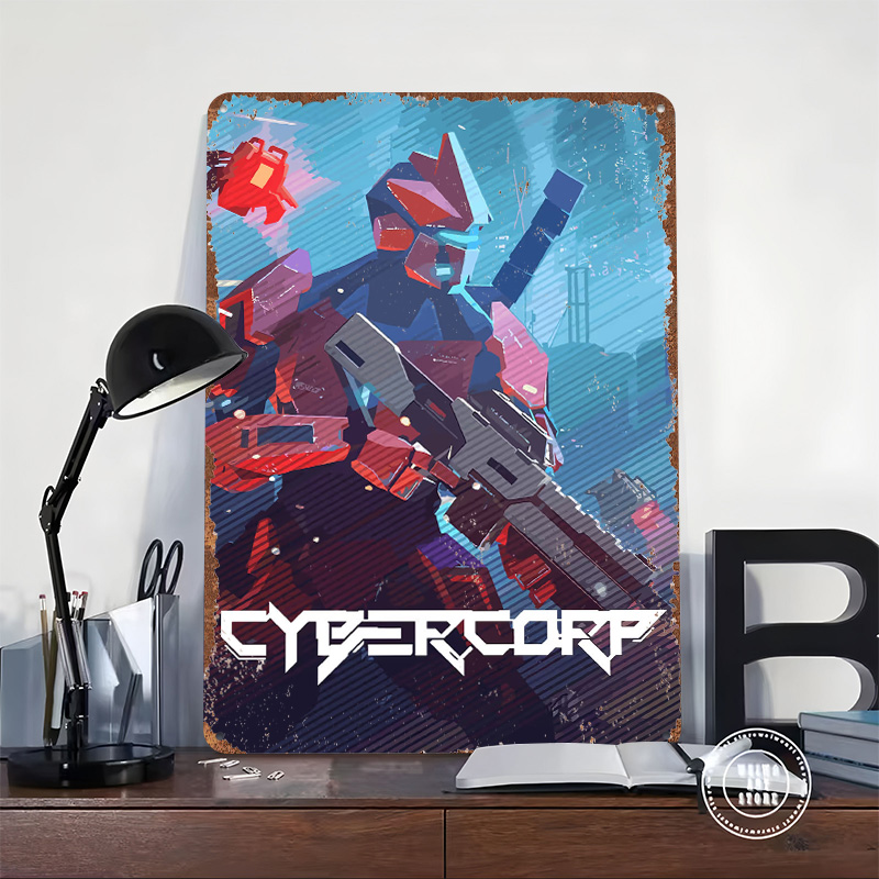 Poster in Metallo Cyberpunk co - Retro Gaming Gun recensione e prezzo