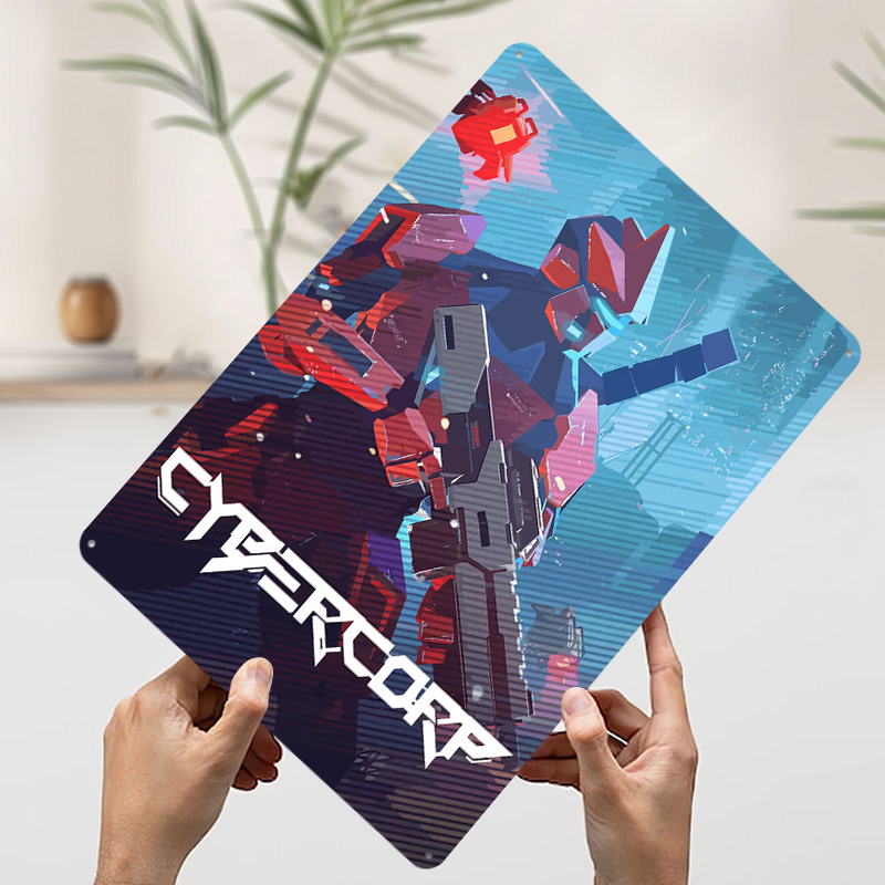 Poster in Metallo Cyberpunk co - Retro Gaming Gun recensione e prezzo
