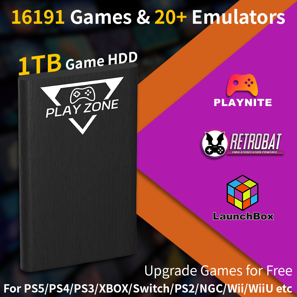 Play Zone 1TB HDD Portatile pe - Retro Gaming Realm recensione e prezzo