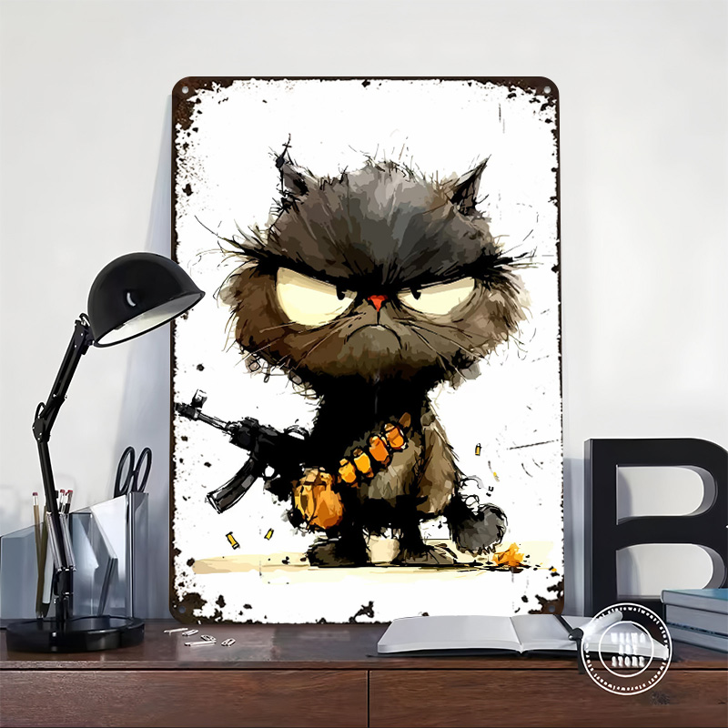 Poster con Gatto e Pistola, Ar - Retro Gaming Gun recensione e prezzo