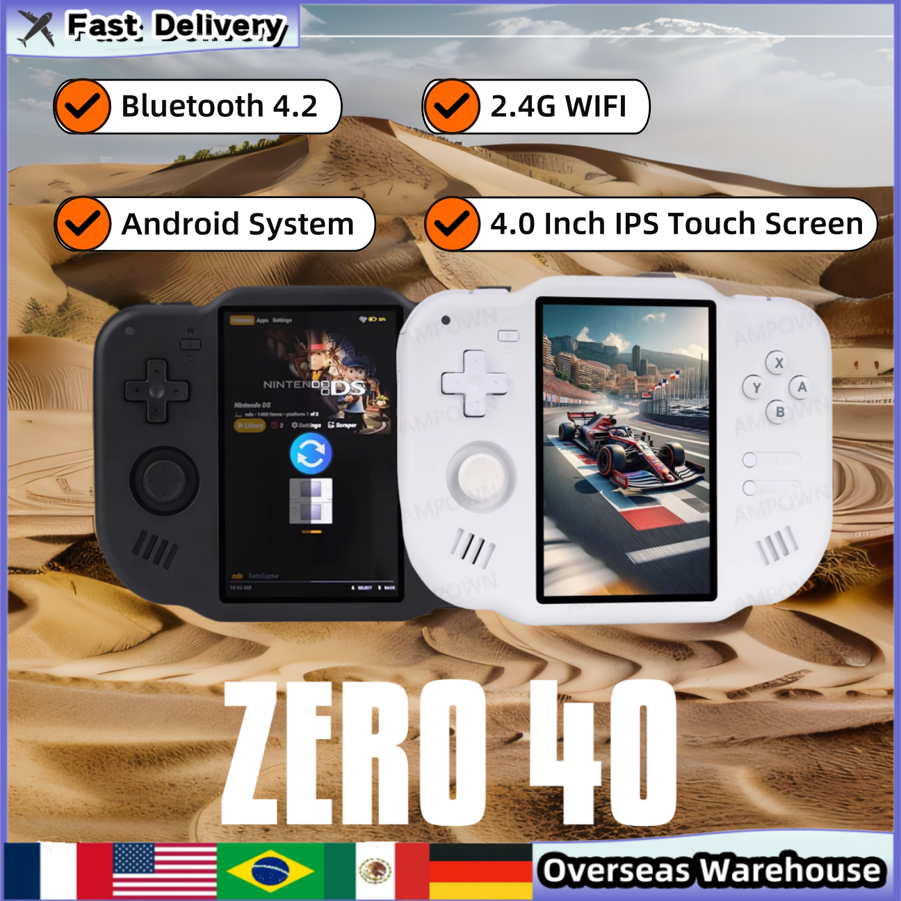 Console di gioco portatile Zer - Retro X8 Gaming Console recensione e prezzo