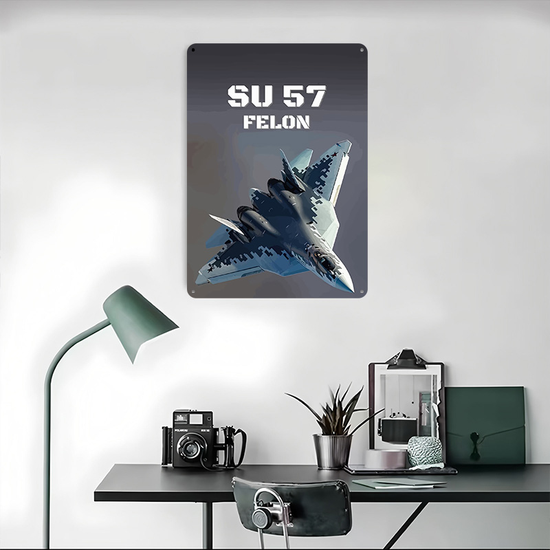 SU-57 Felon Fighter Jet Poster - Retro Poster Gaming recensione e prezzo